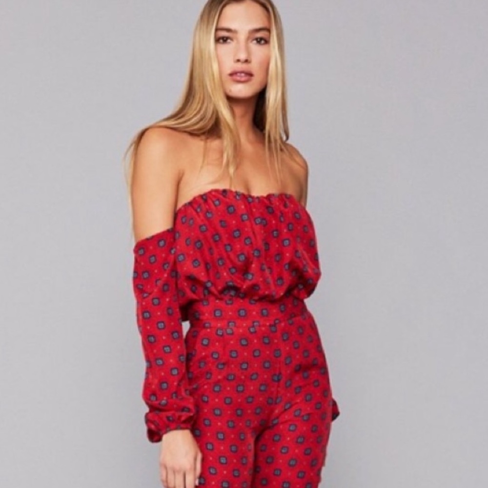 Stone Cold Fox Anita Blouse Red size 1